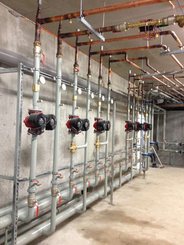 Chaufferie et réseau acier