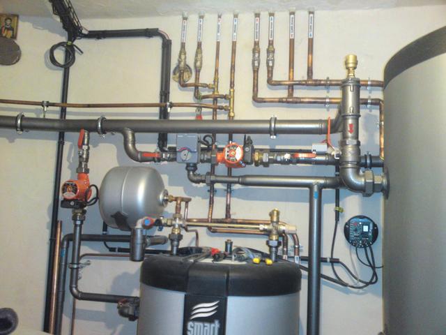 Chaufferie et réseau acier