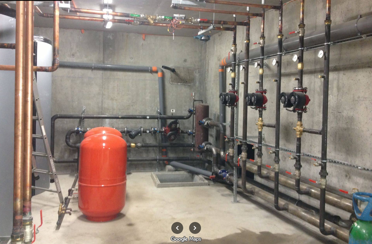 Chaufferie et réseau acier