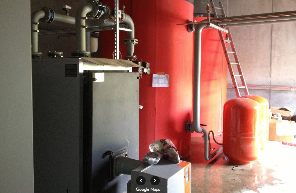 Chaufferie et réseau acier