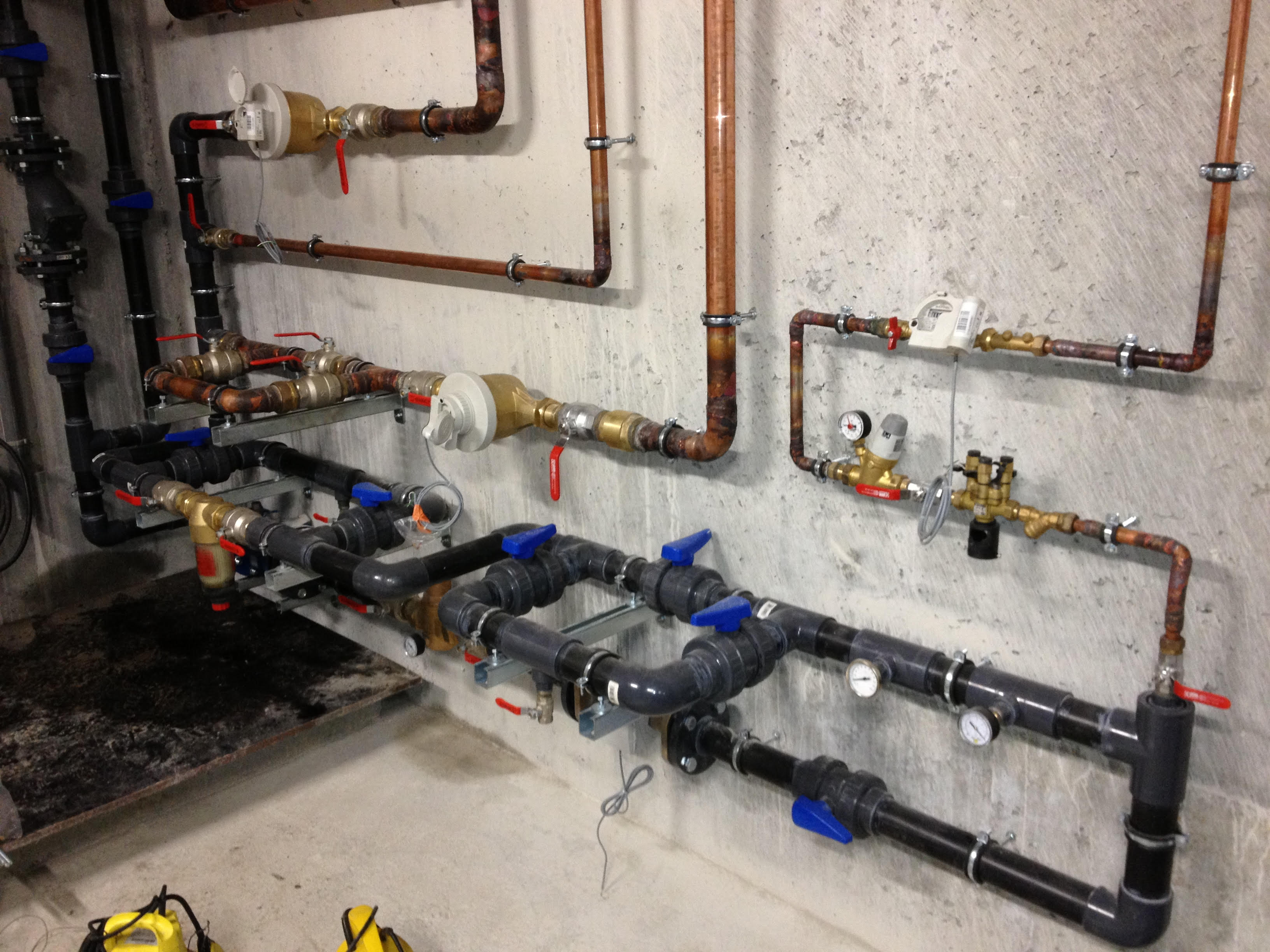 Chaufferie et réseau acier