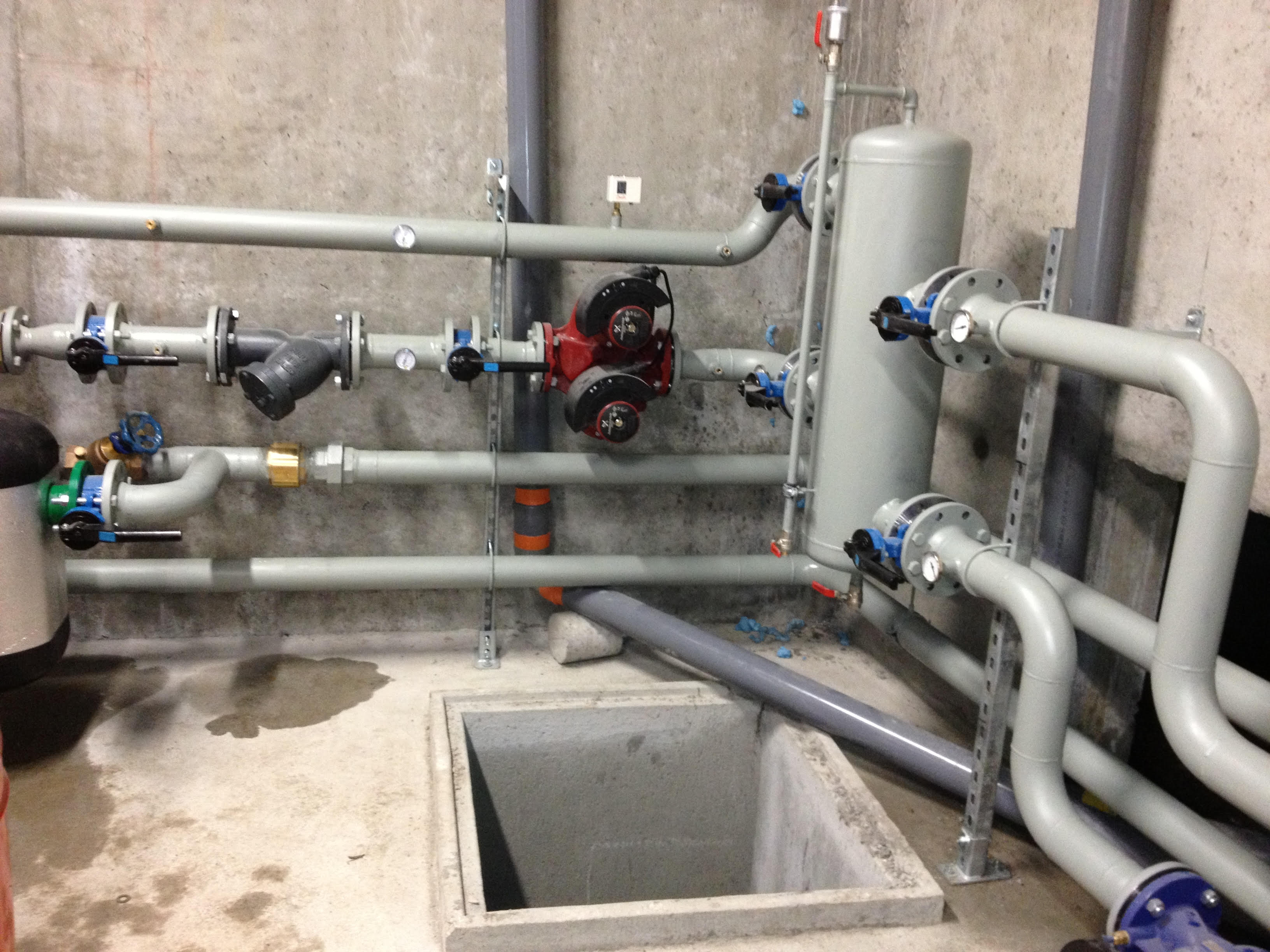 Chaufferie et réseau acier